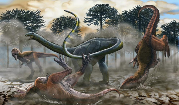阿根廷现史上最大恐龙化石